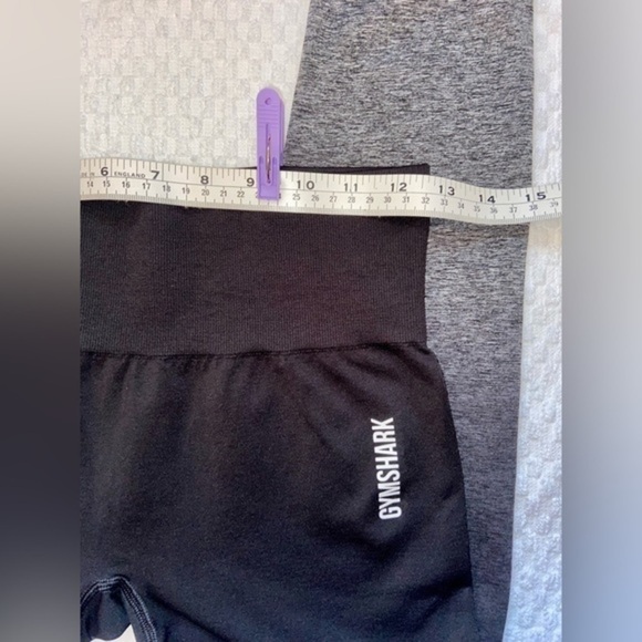 2/40$ Women’s Gymshark Adapt‎ leggings black gray Ombre dip-dye seamless size XS - Picture 10 of 14